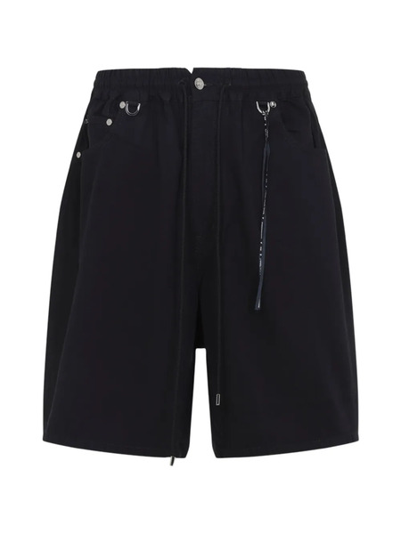  Mastermind Japan Skull-graphic Drawstring Shorts - Black 