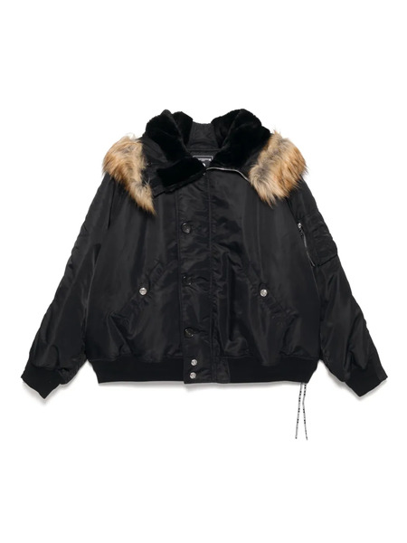  Mastermind World Button Fastening Jacket - Black 