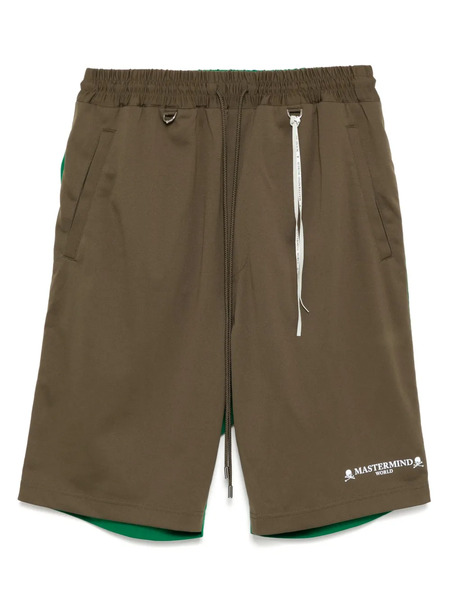  Mastermind World Colour-block Shorts - Green 