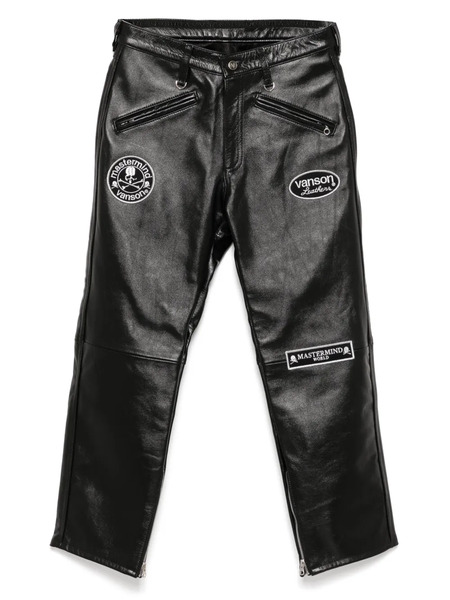  Mastermind World Logo-patch Trousers - Black 
