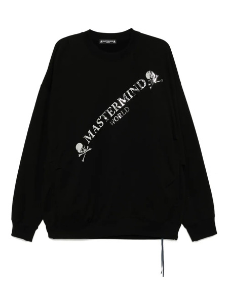  Mastermind World Logo-print Sweatshirt - Black 
