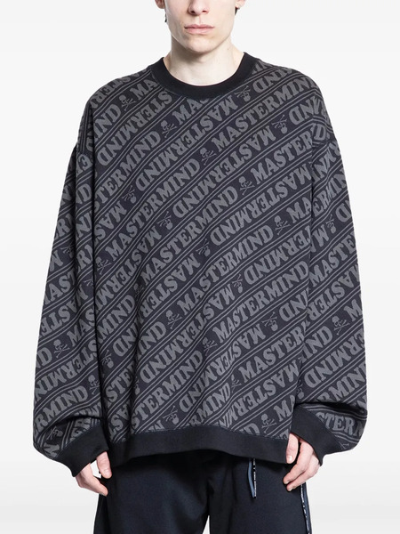  Mastermind World Logo-print Sweatshirt - Black 