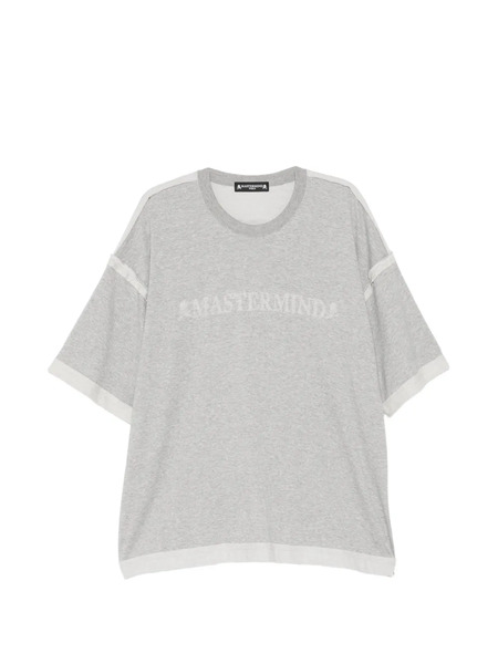  Mastermind World Logo-print T-shirt - Grey 