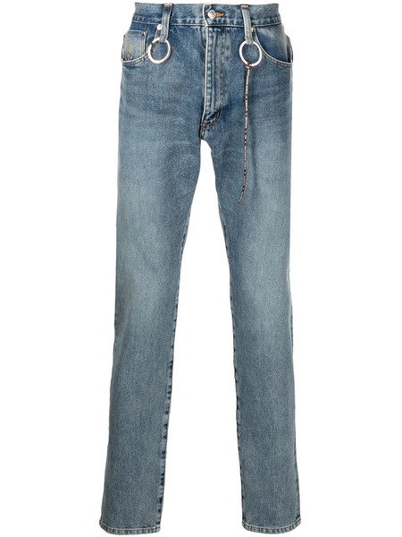  Mastermind World Mid-rise Slim Fit Jeans - Blue 