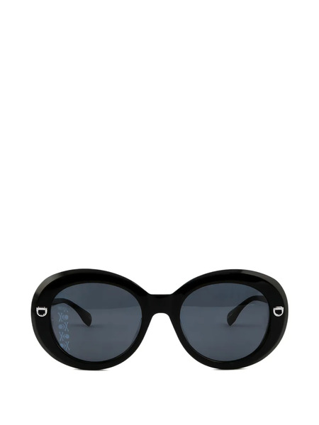  Mastermind World Round-frame Sunglasses - Black 