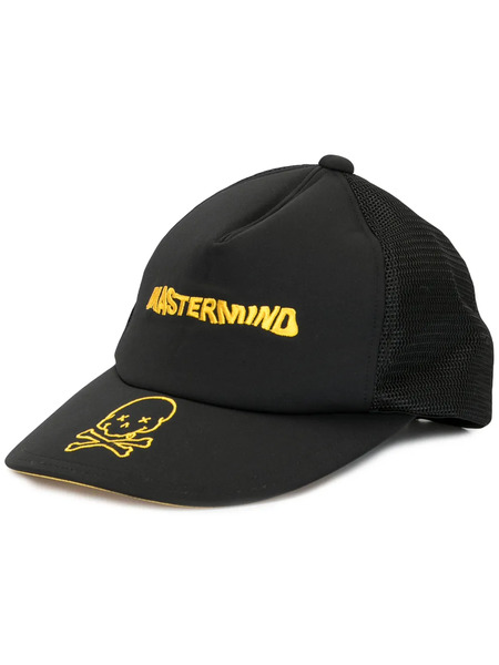  Mastermind World Slogan Embroidered Cap - Black 