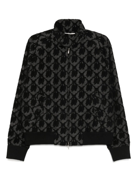  Masu Bat Jacquard Drizzler Jacket - Black 