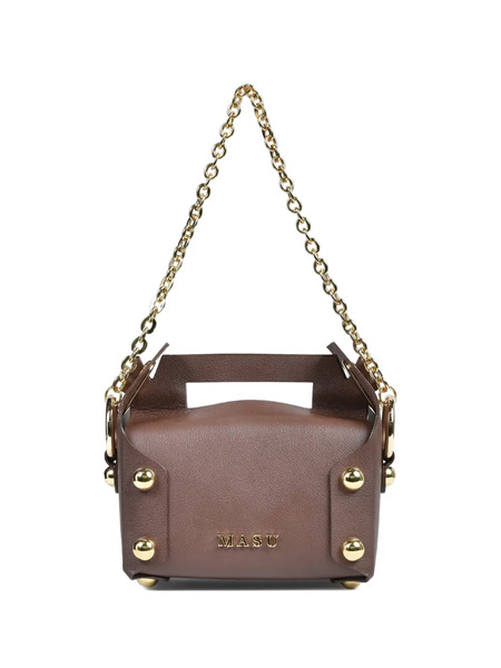  Masu Cake Studded Tote Bag - Brown 
