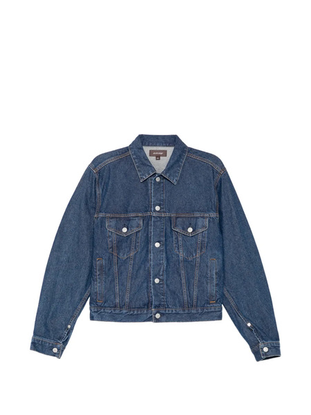  Masu Contrast-stitch Denim Jacket - Blue 
