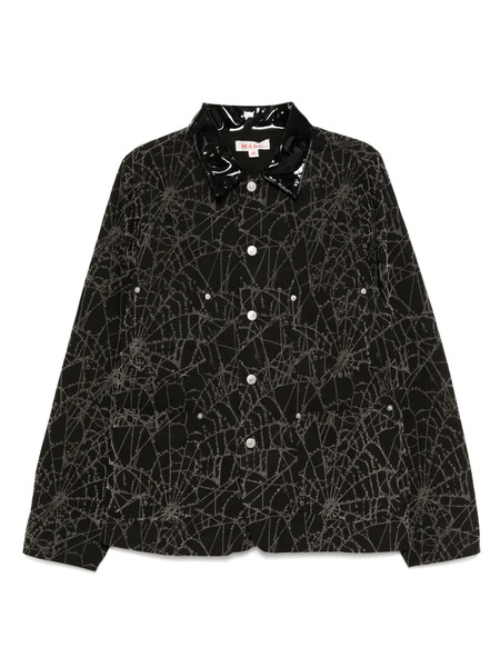  Masu Flocky-web Jacket - Black 