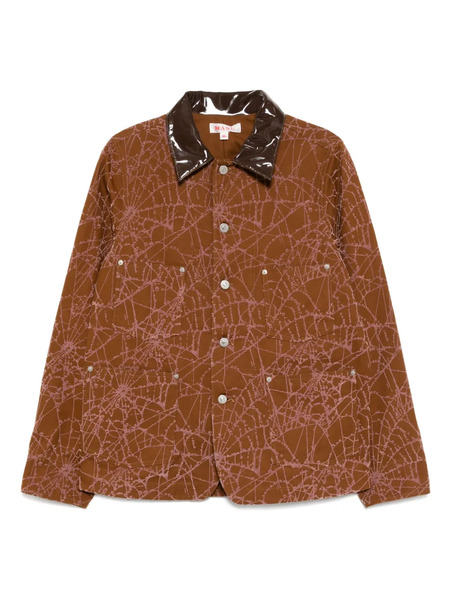  Masu Flocky-web Jacket - Brown 