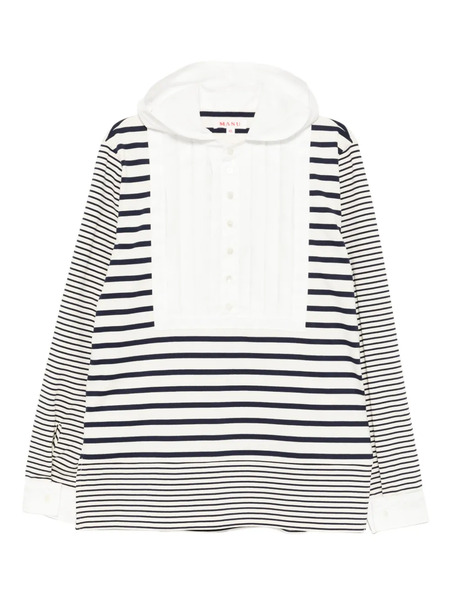  Masu Marine Striped Shirt - Neutrals 