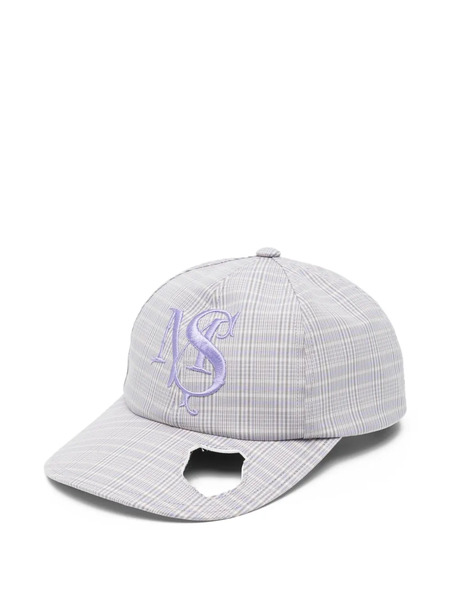  Masu Plaid Cap - Purple 