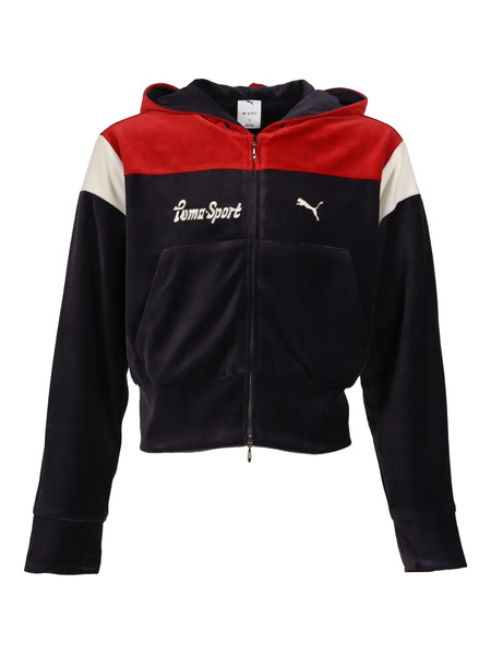  Masu X Puma Hooded Colour-block Jacket - Blue 