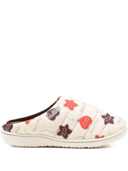  Masu X Subu Printed Mules - Neutrals 