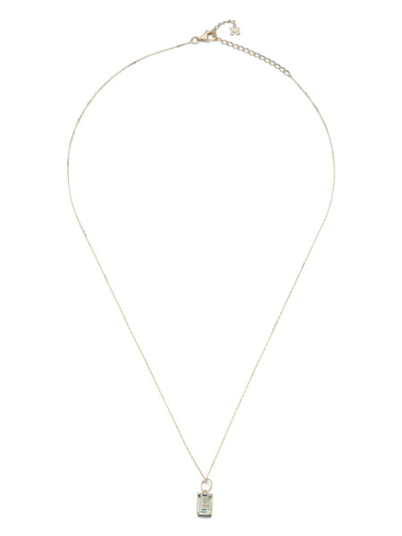  Mateo Amethyst Pendant Necklace - Gold 