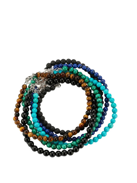  Mateo Lapis Bracelet - Silver 