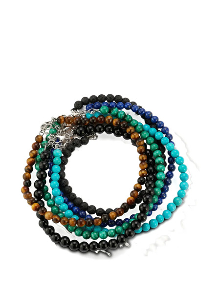  Mateo Malachite Bracelet - Silver 