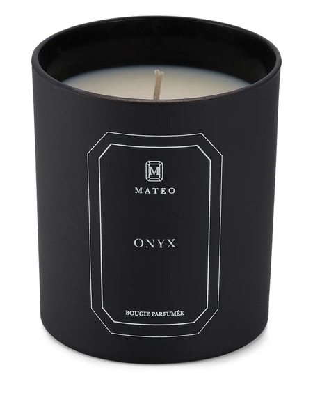  Mateo Onyx Scented Candle - Black 