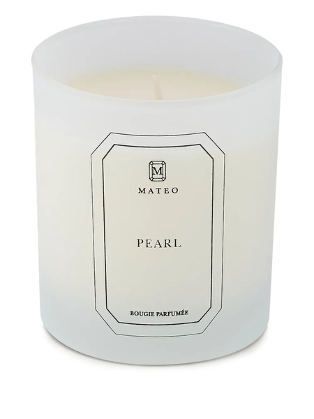  Mateo Pearl Scented Candle - White 