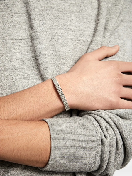  Mateo Ridge Cuff Bracelet - Silver 