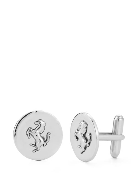  Mateo Stallion Coin Cufflinks - Silver 