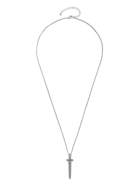  Mateo Sword-pendant Necklace - Silver 