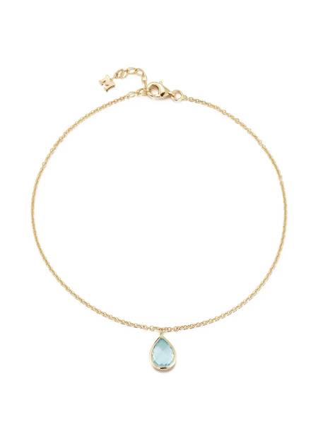  Mateo Topaz Anklet Bracelet - Gold 