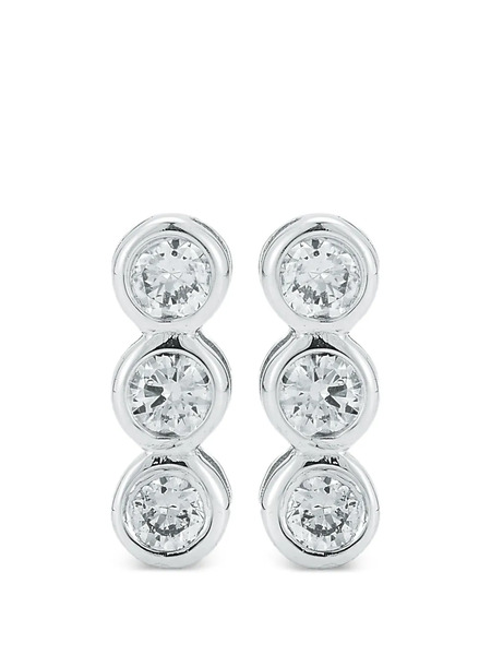  Mateo Trio Diamond Earrings - Silver 