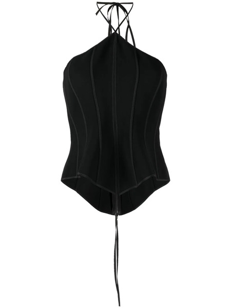  Maticevski Intuit Bustier Corset-style Top - Black 