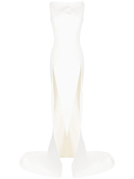  Maticevski Obcession Fishtail-train Gown - White 
