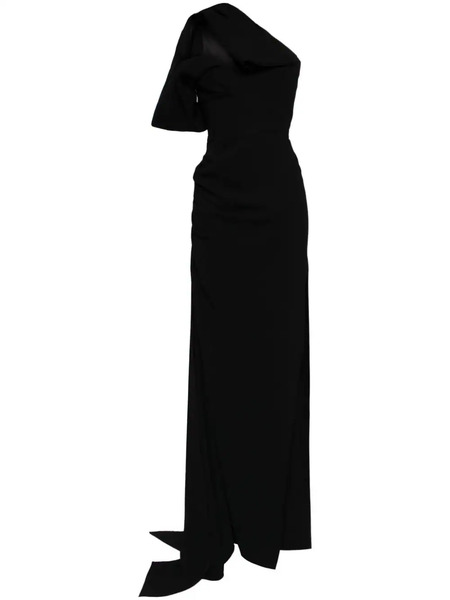  Maticevski One-shoulder Maxi Dress - Black 