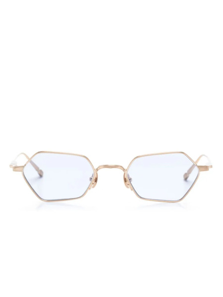  Matsuda Geometric-frame Titanium Sunglasses - Gold 