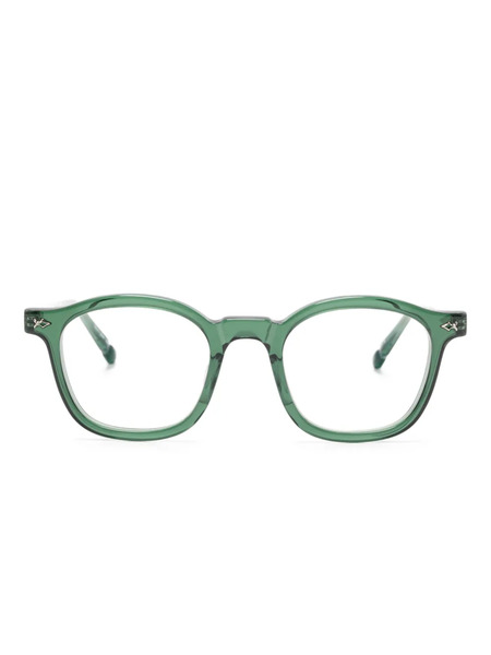  Matsuda Rectangle-frame Glasses - Green 