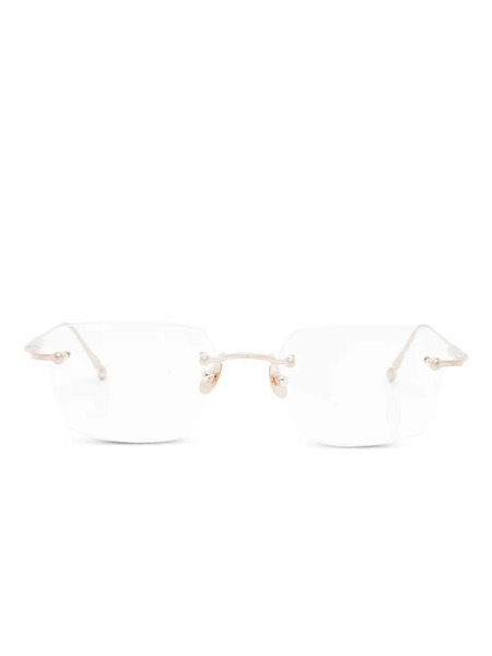  Matsuda Rimless Rectangle Glasses - Gold 