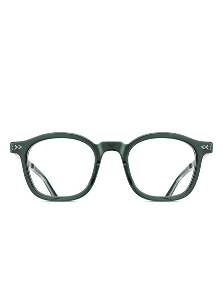  Matsuda Round-frame Clear-lenses Glasses - Green 