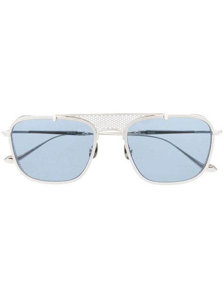 Matsuda Square-frame Tinted Sunglasses - Silver 