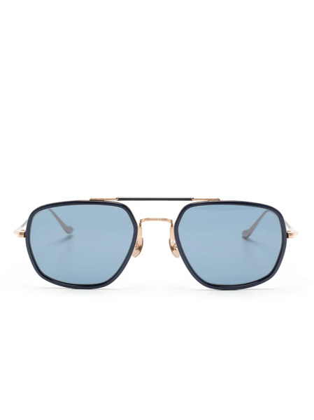  Matsuda Tinted-lenses Pilot-frame Sunglasses - Gold 
