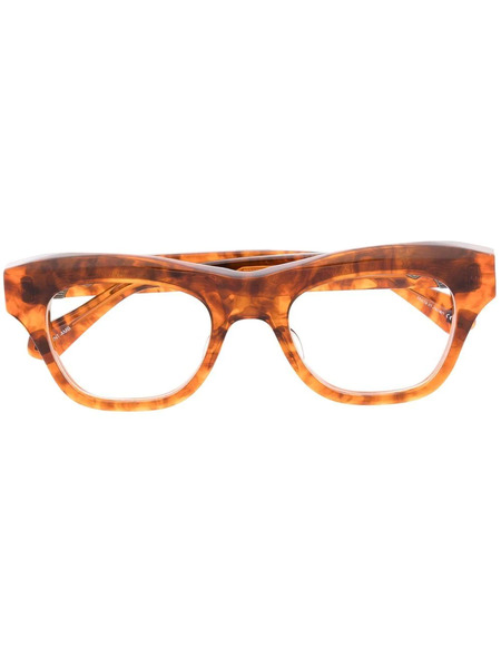  Matsuda Wayfarer-frame Optical Glasses - Brown 