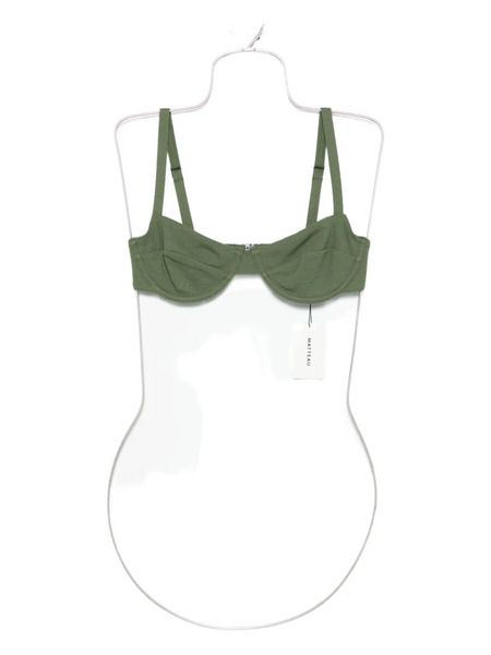  Matteau Balconette Bikini Top - Green 