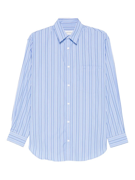  Matteau Striped Classic Shirt - Blue 