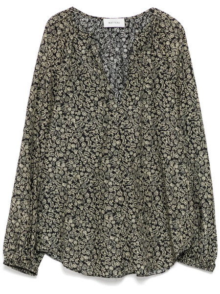  Matteau Voluminous Blouse - Black 