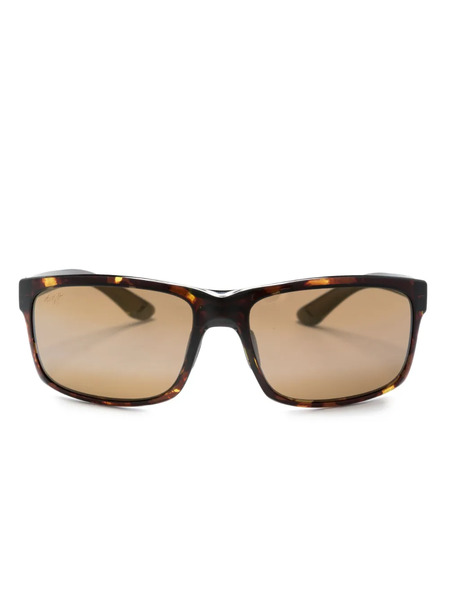 Maui Jim Pokowai Rectangle-frame Sunglasses - Brown 