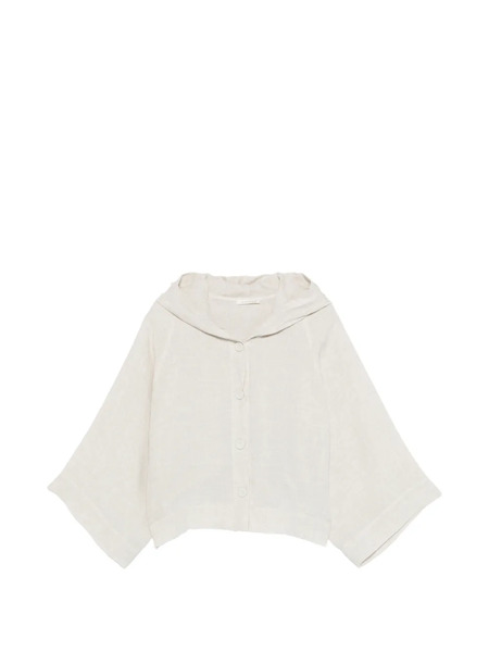  Maurizio Braschi Hooded Buttoned Jacket - Neutrals 