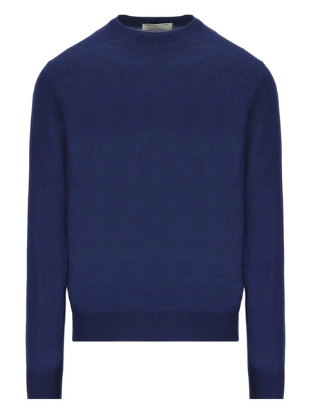  Mauro Ottaviani Crew-neck Wool Sweater - Blue 
