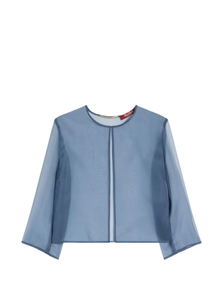  Max Mara Abitata Organza Jacket - Blue 