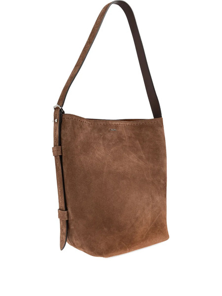  Max Mara Archeti Suede Shoulder Bag - Brown 
