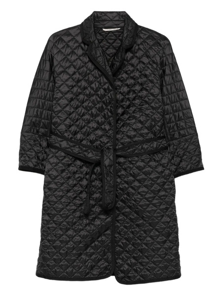  Max Mara Arianna Quilted Coat - Black 