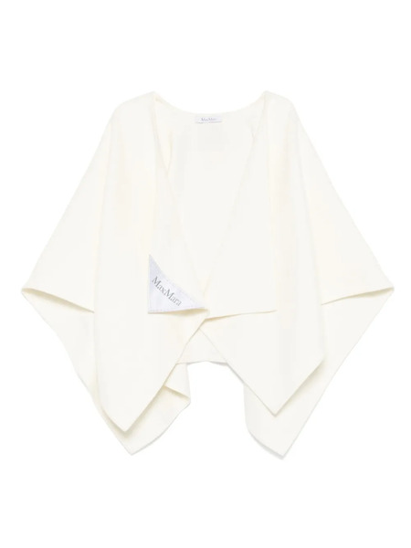  Max Mara Asymmetric Poncho - Neutrals 