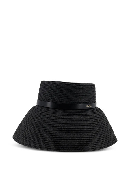  Max Mara Band-trim Hat - Black 